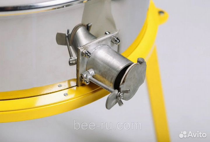 Медогонка 3-х рамочная Необоротная (нерж. бак, кас