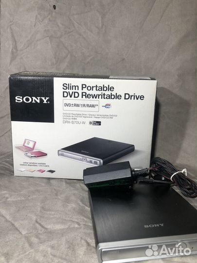 Привод DVD-RW Sony DRX-S70U-W Black