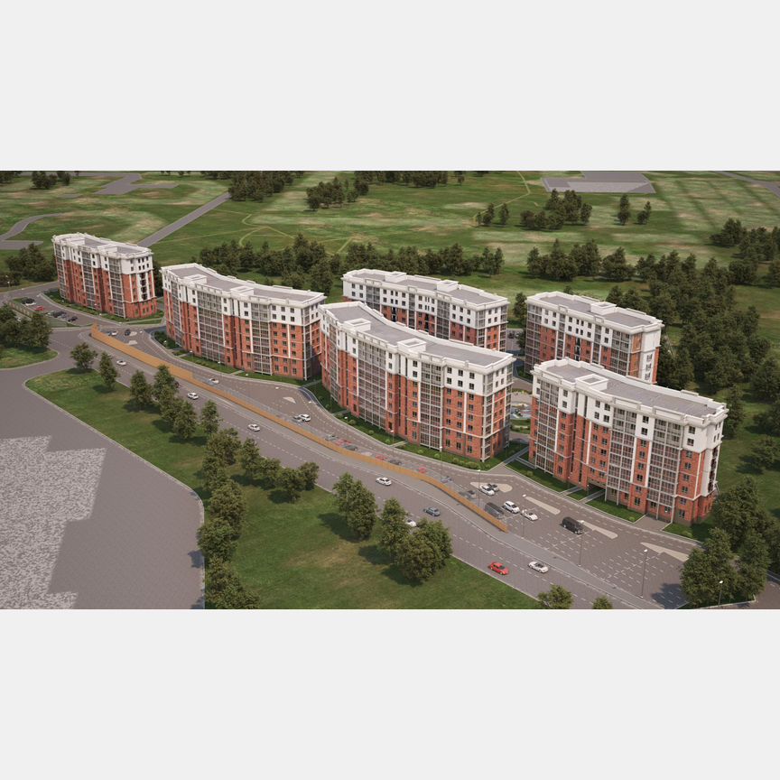 2-к. квартира, 64,1 м², 2/8 эт.