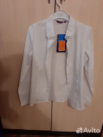 Рубашка новая для девочки р.158