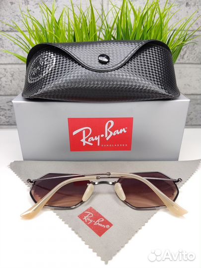 Ray Ban Octagonal 3556 Зеркальный Коричневый