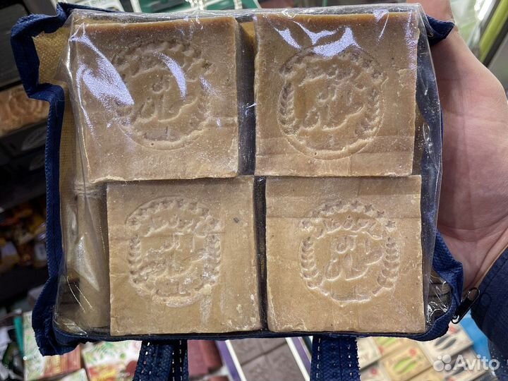 Набор натуральное сирийское мыло(Алеппо)(4 шт)