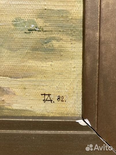 Картина маслом, старинная