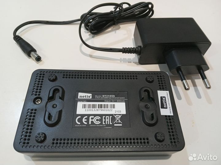 Коммутатор 5 портов Netis ST3105S