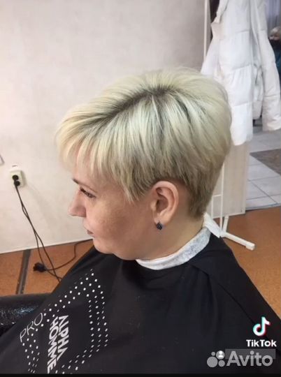 Стрижка и окрашивание волос