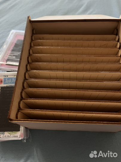 Ресницы для наращивания ресниц с боксом