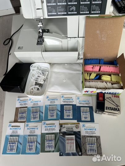 Коверлок Leader VS 390D и Brother innov is 500