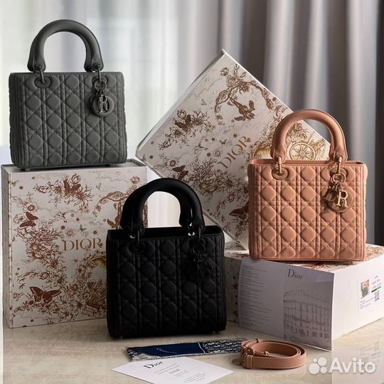 Сумка женская натуральная кожа Dior 5 расцветок