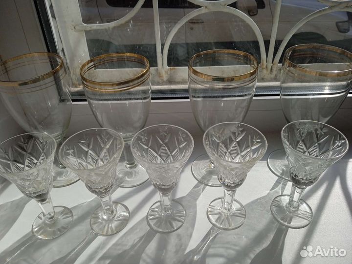 Хрустальные бокалы для шампанского