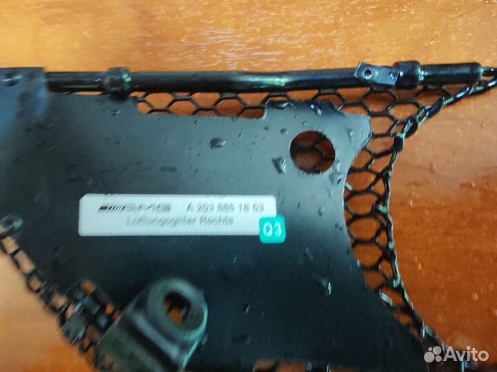 Решетка в бампер amg Мерседес w203