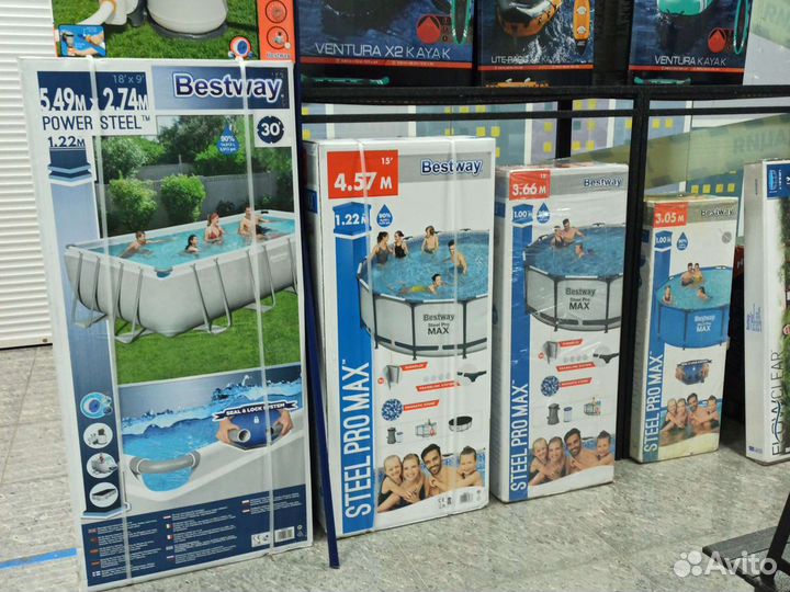 Бассейн каркасный