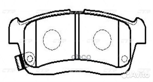 CKD-20 GK0143 Колодки тормозные дисковые пе