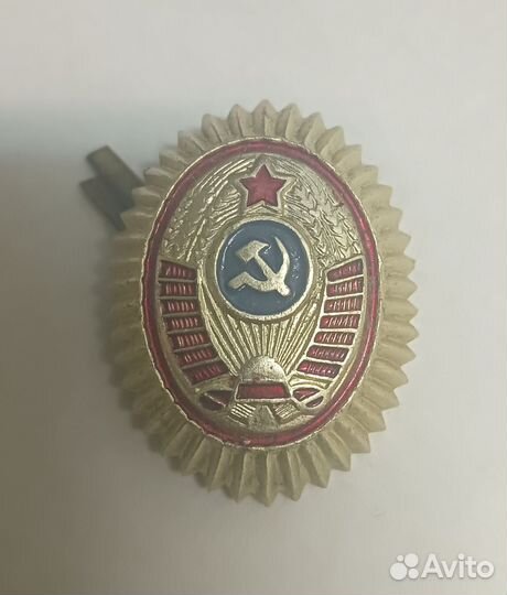 Кокарда милиция СССР