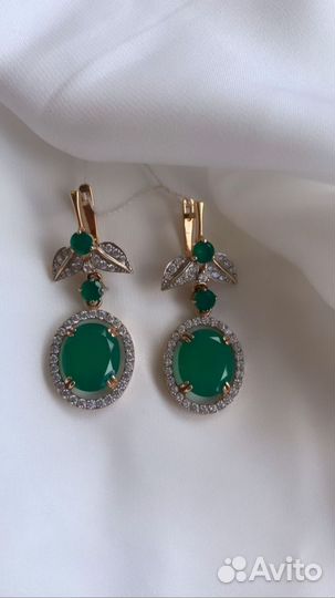 Золотые серьги