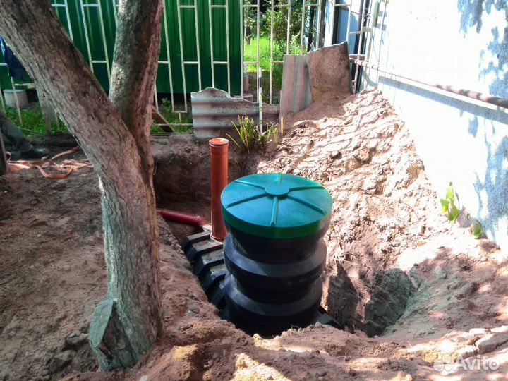 Септик эко Дека 4 переливной