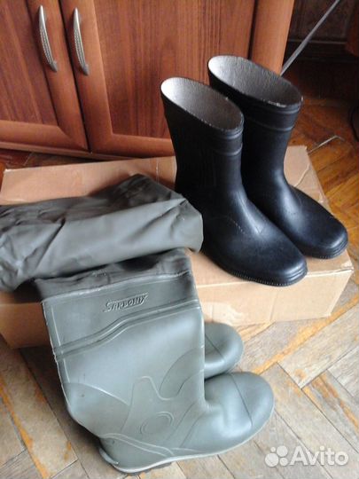 Сапоги резиновые, рыбацкие, рабочие, кирзовые муж