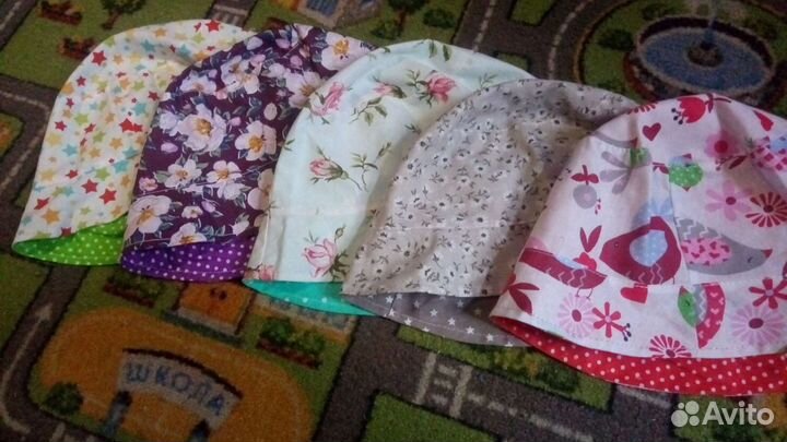 Панамки, косынки хлопковые