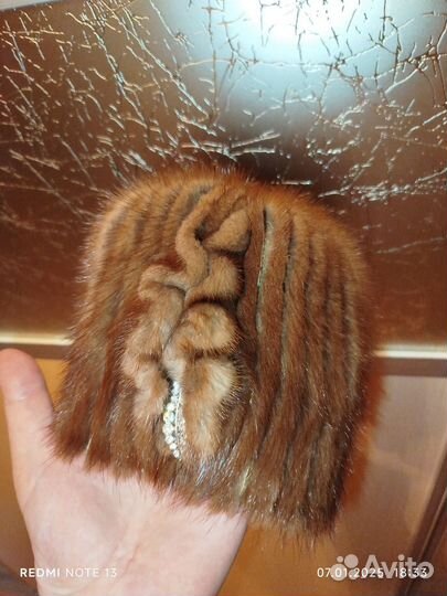 Шапка норковая женская