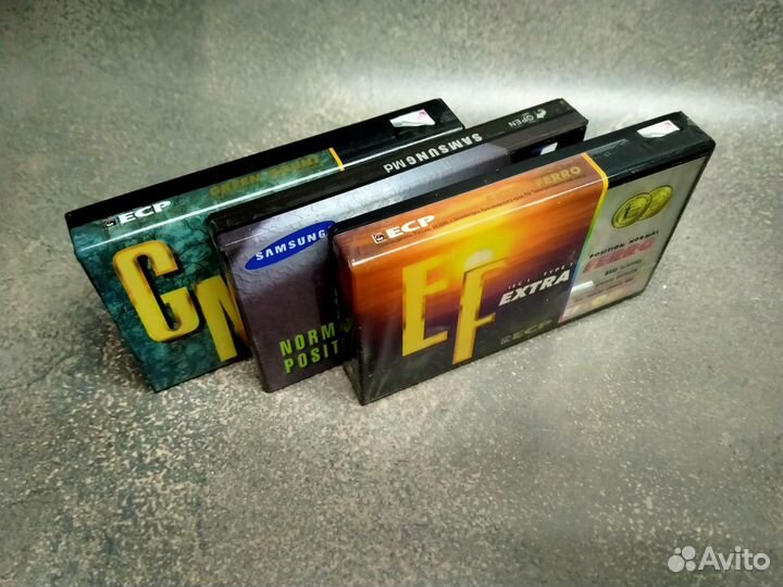 Аудиокассеты новые запечатанные