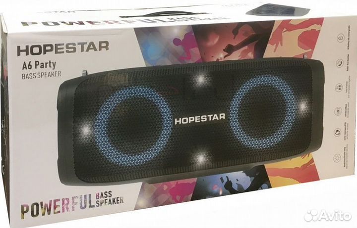 Беспроводная колонка Hopestar A6 Party светящаяся