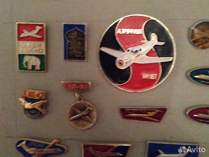 Значки авиация СССР