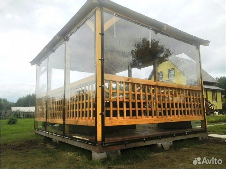 Мягкие стёкла для веранды