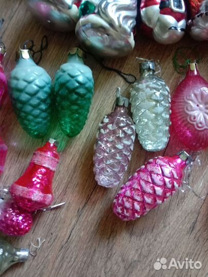 Елочные игрушки стекло