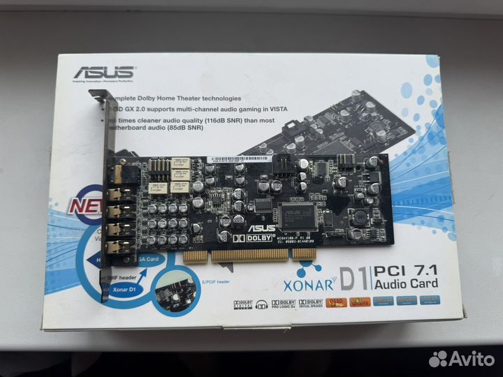 Звуковая карта asus xonar d1