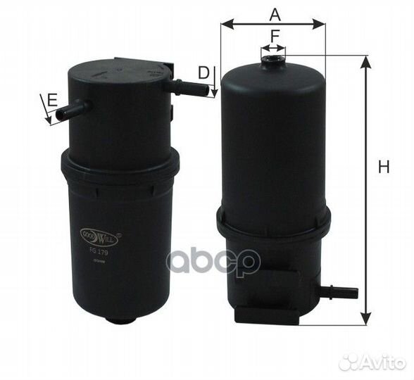 Фильтр топливный FG179 Goodwill