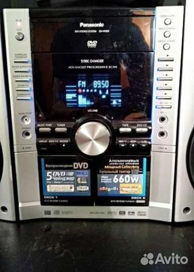 Музыкальный центр Panasonic с Саб и Jvc в отличн