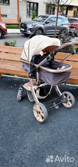 Коляска luxmom 3 в 1