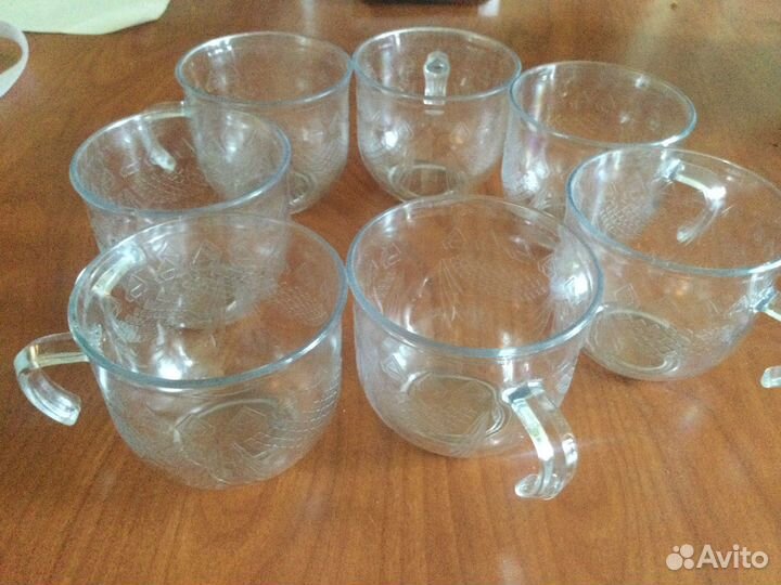 Кружки пластиковые 7 шт
