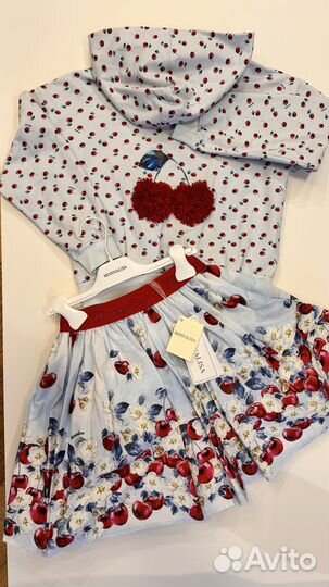 Monnalisa 140, комплект юбка и толстовка