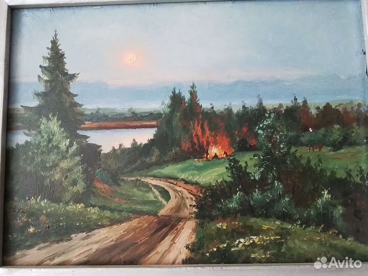 Картина маслом,В ночном, 1990 г