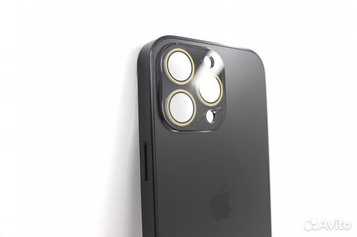 AG Glass Case на iPhone 15 Pro Max Black Titanium