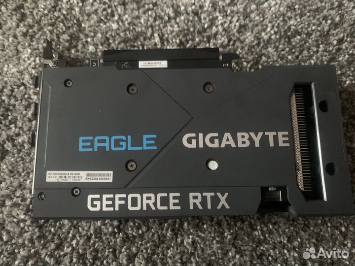Видеокарта gigabyte geforce rtx 3050 eagle 8 gb