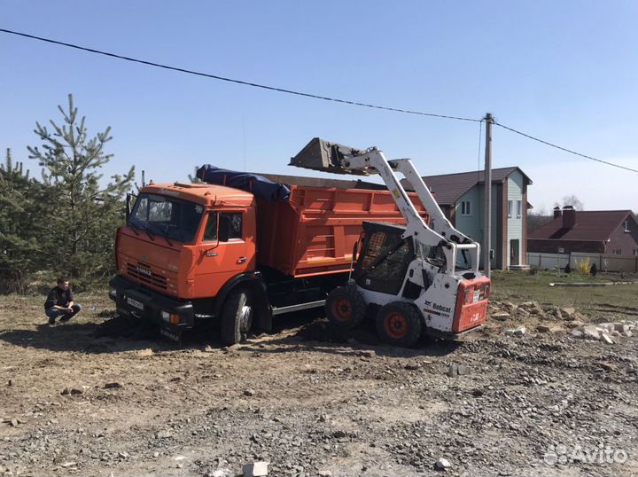 Минипогрузчик услуги боб кет