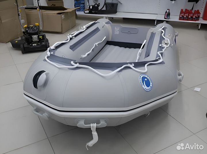 Лодка пвх Stormline Heavy Duty Air Light 380 серая
