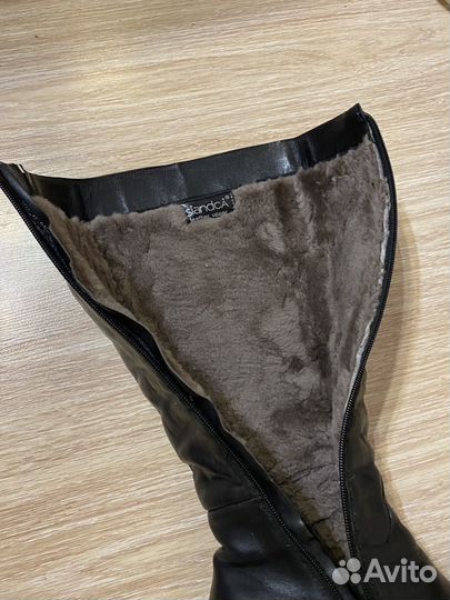 Сапоги женские зимние натуральная кожа