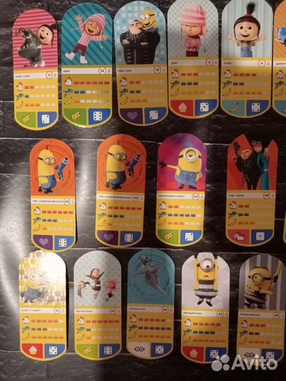 Карточки Миньоны из Магнита