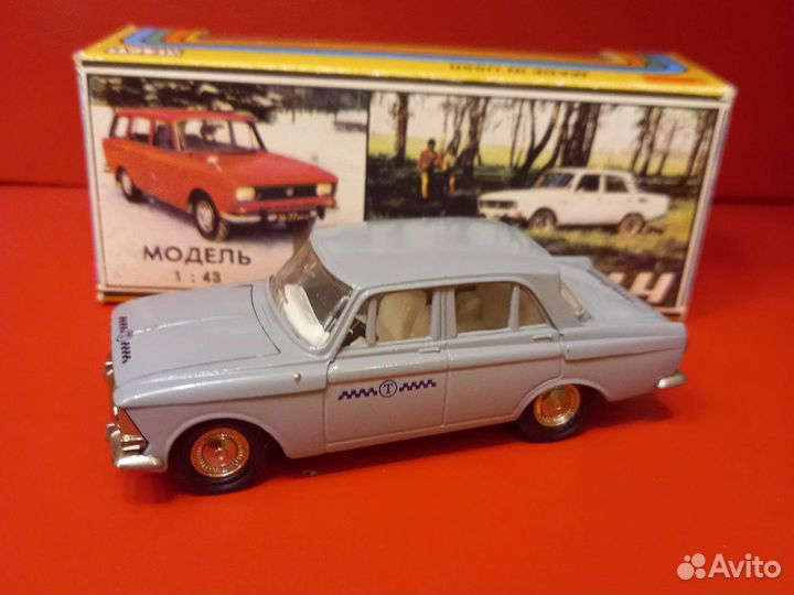 Москвич 408 такси СССР стальной