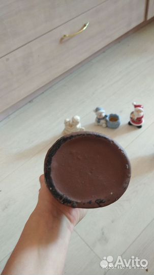 Бутылка декоративная с крышкой