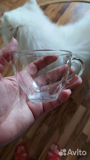 Чашки 24 шт, салатник хрусталь