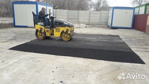 Асфальтирование и благоустройство территории