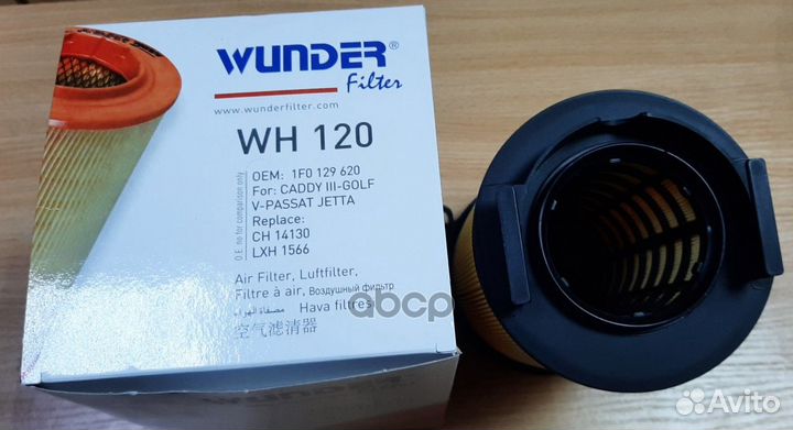 Фильтр воздушный WH 120 wunder filter WH120 WH1