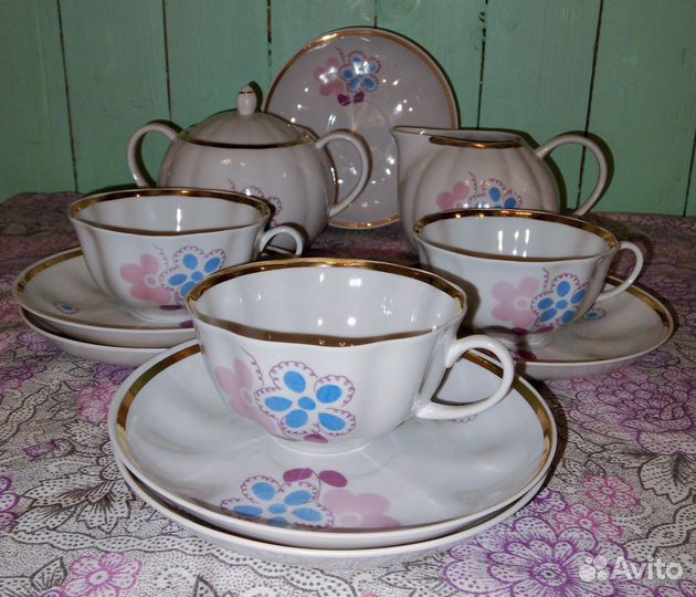 Остатки чайного сервиза. Дулево