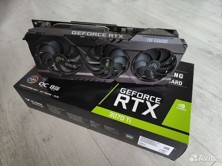 Видеокарта asus TUF Gaming 3070Ti 8Gb