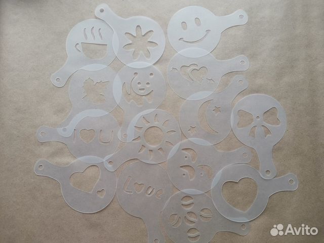 Трафареты для торта, кофе, пряников