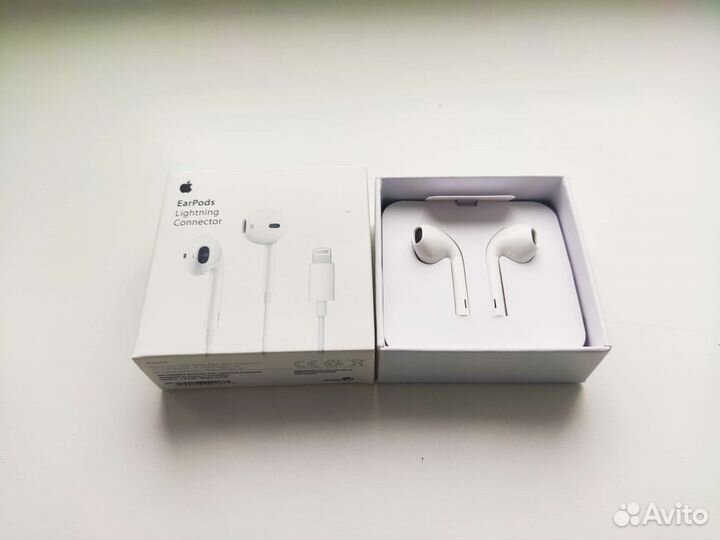 Наушники apple earpods lightning новые