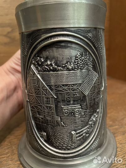Пивная кружка олово. Германия
